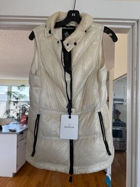 Authentic Moncler Cream Vest